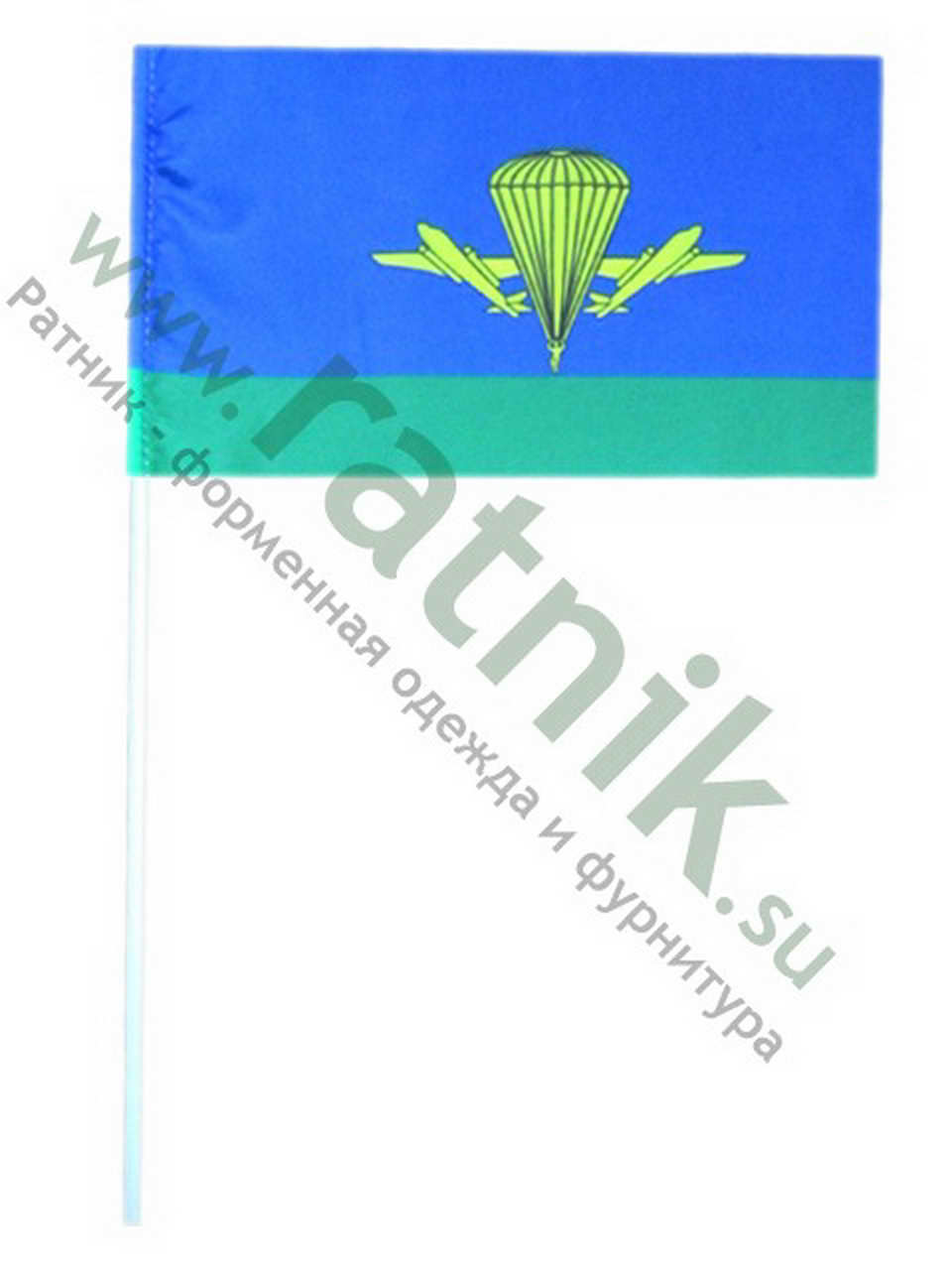 Флаг ВДВ России на штоке 11x17