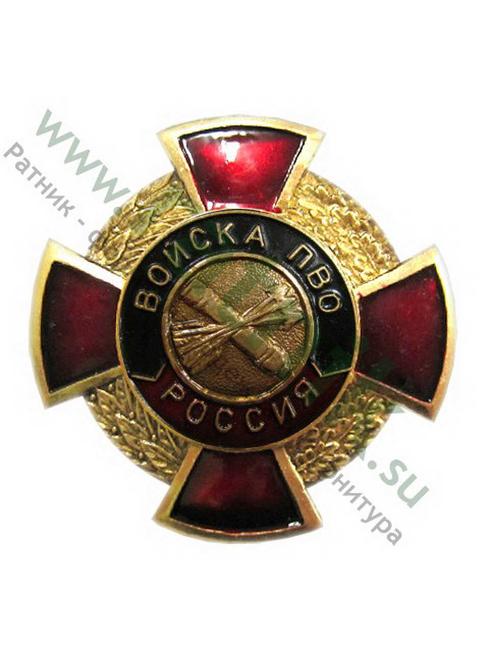 Значок (большой крест на венке) Россия Войска ПВО