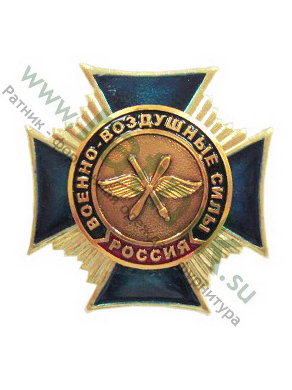 Значок (крест, лучи) Россия ВВС