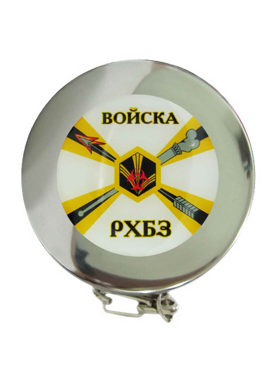 Стаканчик складной металлический (смола) "Войска РХБЗ" ,арт.М — изображение 2