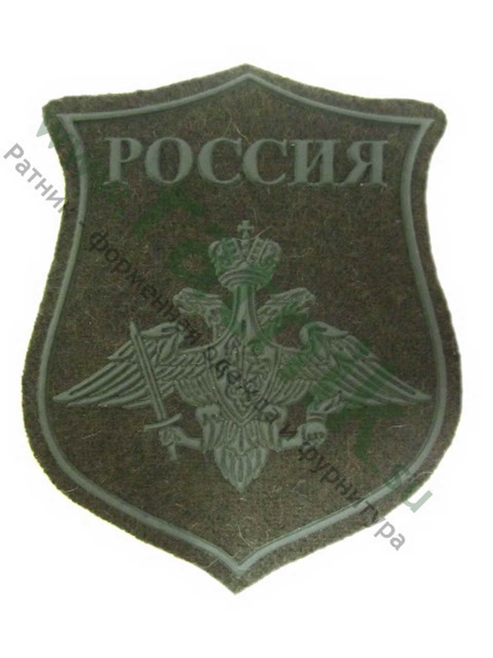 Шеврон нарукавный Сухопутные войска оливк.(полевой), пласт.